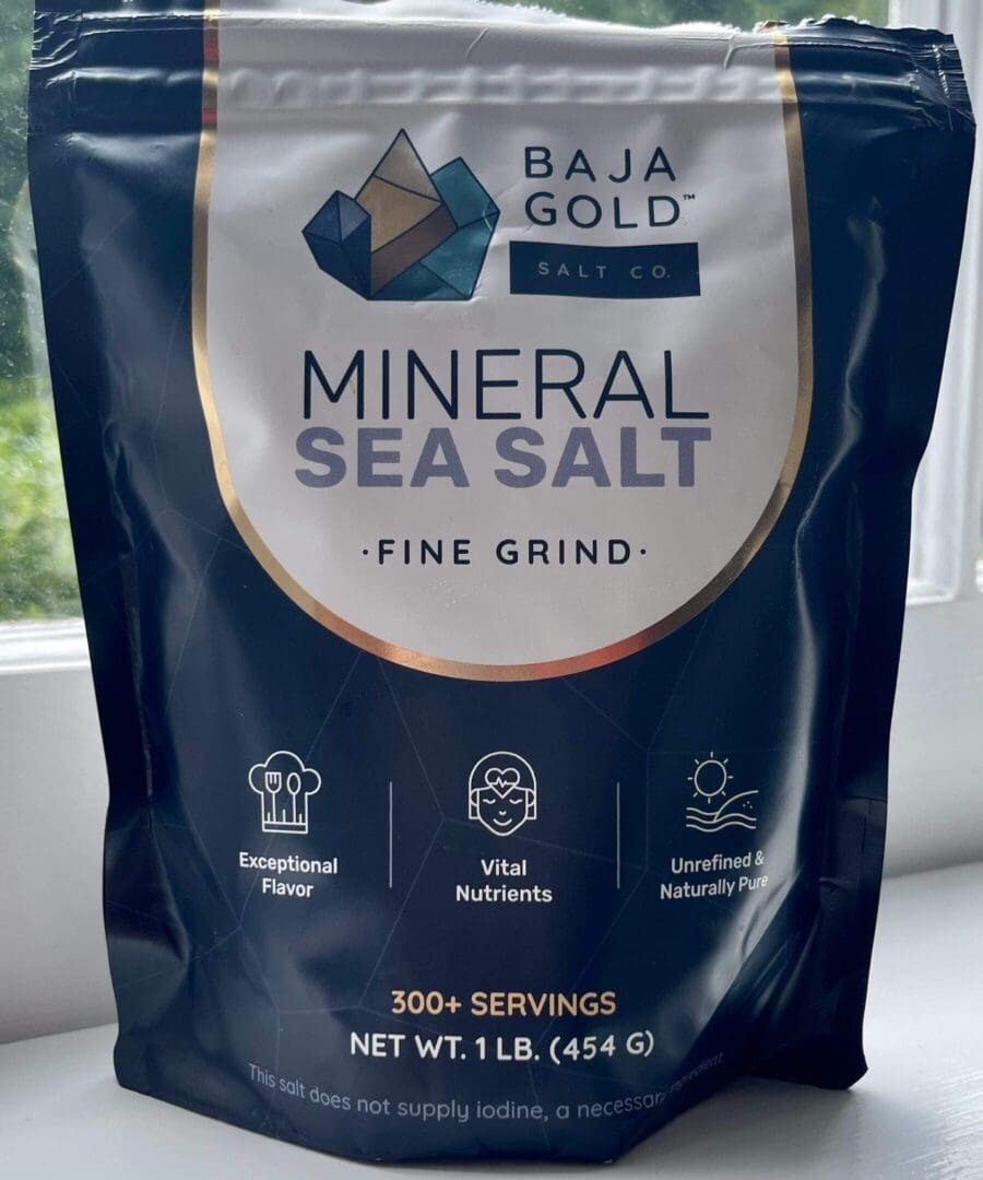 Baja Gold Mineral Sea Salt package.