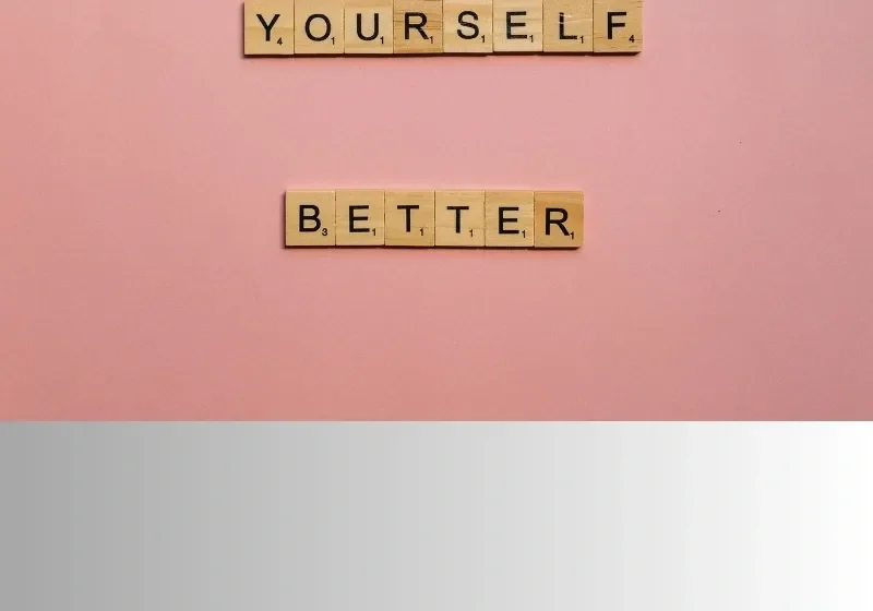Motivational message about hormones and health on a pink background.